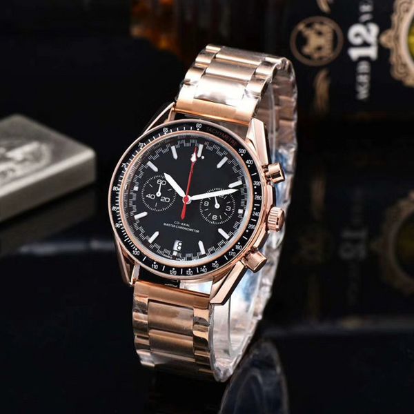 luxury mens watches brand sport quartz watch subdial work chronograph wristwatch stainless steel strap designer waterproof montre de luxe, Slivery;brown
luxury mens watches brand sport quartz watch subdial work chronograph wristwatch stainless steel strap designer waterproof montre de luxe, Slivery;brown