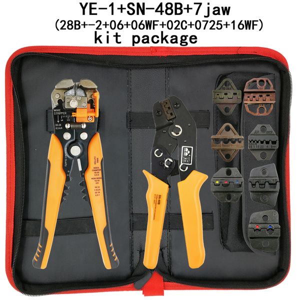 crimping pliers set sn-48b 7 jaw multifunctional wire stripper cutting pliers kit bag electric clamp brand tools
crimping pliers set sn-48b 7 jaw multifunctional wire stripper cutting pliers kit bag electric clamp brand tools