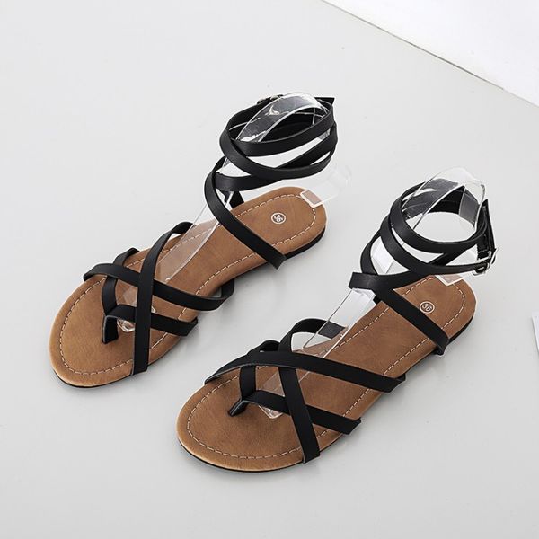 oversized shoes 9 11-19 summer flat sandals ladies women shoes woman open toe cross binding tape, Black
oversized shoes 9 11-19 summer flat sandals ladies women shoes woman open toe cross binding tape, Black