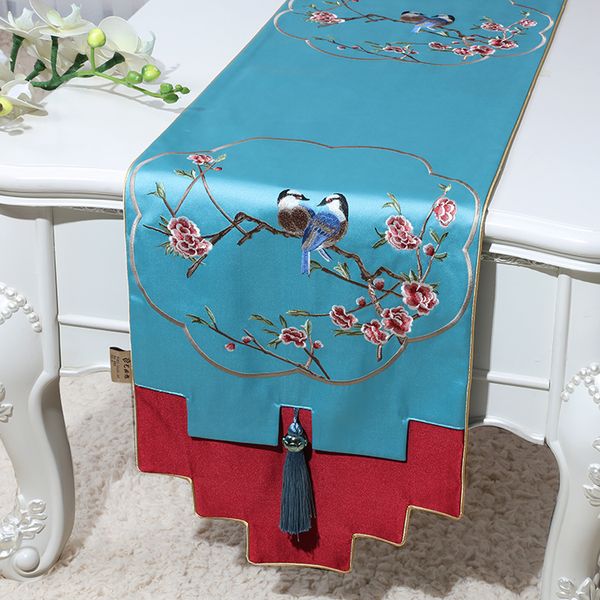 new flower birds luxury damask table cloth runner home decoration coffee table mat pad chinese silk brocade wedding party tablecloth
new flower birds luxury damask table cloth runner home decoration coffee table mat pad chinese silk brocade wedding party tablecloth