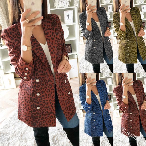 womens designer leopard printed blazer slim double breasted jacket female lapel neck fashion suit, White;black
womens designer leopard printed blazer slim double breasted jacket female lapel neck fashion suit, White;black