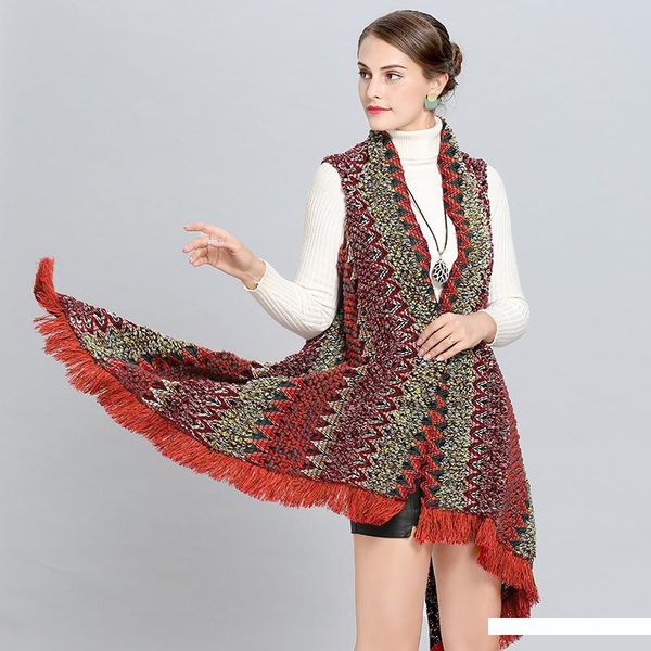 lamaxpa 2018 winter new women warm fashion striped oversize cashmere vintage shawls wraps long cape femme coat poncho tassel 
lamaxpa 2018 winter new women warm fashion striped oversize cashmere vintage shawls wraps long cape femme coat poncho tassel