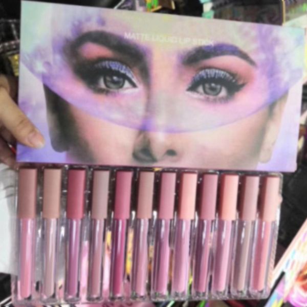 Beauty 12color matte liquid lip tick kit lipglo brand de igner make up with dhl 12pc in a et
Beauty 12color matte liquid lip tick kit lipglo brand de igner make up with dhl 12pc in a et