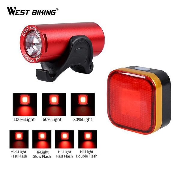west biking bicycle front light usb rechargeable rear light road mtb handlebar safety night running waterproof tail lamp
west biking bicycle front light usb rechargeable rear light road mtb handlebar safety night running waterproof tail lamp