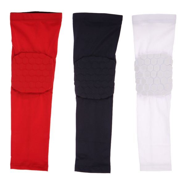 high elastic gym sports long arm sleeve basketball honeycomb pad crashproof sports safety armband elbow pads protection 3 colors, Black;gray
high elastic gym sports long arm sleeve basketball honeycomb pad crashproof sports safety armband elbow pads protection 3 colors, Black;gray