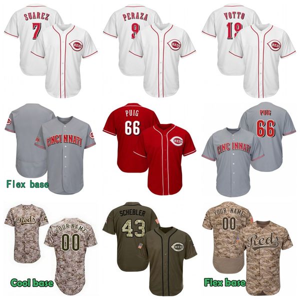 66 Yasiel Puig Matt Kemp Jesse Winker Scooter Gennett Joey Votto Eugenio Suarez Jose Peraza Scott Schebler Reds Baseball Jersey
66 Yasiel Puig Matt Kemp Jesse Winker Scooter Gennett Joey Votto Eugenio Suarez Jose Peraza Scott Schebler Reds Baseball Jersey