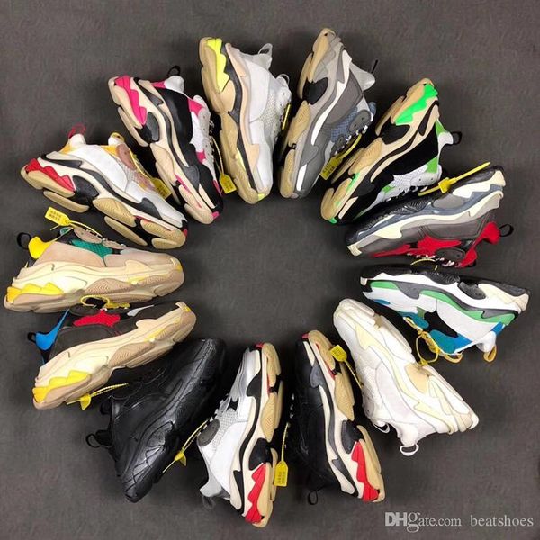 дизайнер париж 17fw тройной тапки тройной баскетбол обувь люкс повседневная обувь для mens дизайнерская обувь vintage sportstrainer sz 36-45, Black 
дизайнер париж 17fw тройной тапки тройной баскетбол обувь люкс повседневная обувь для mens дизайнерская обувь vintage sportstrainer sz 36-45, Black