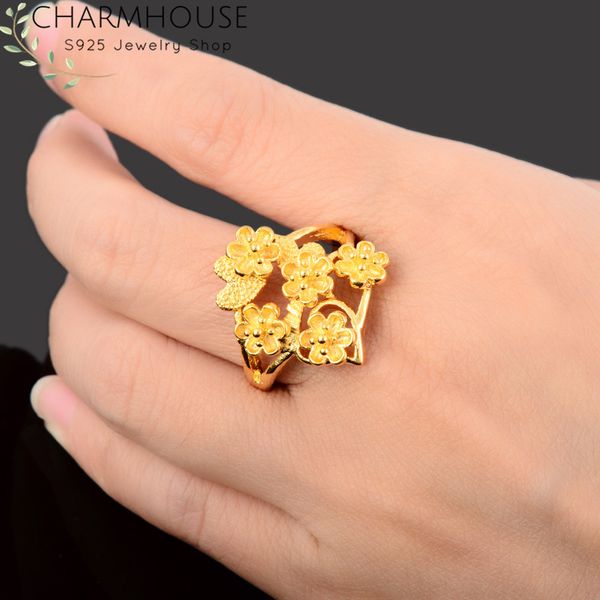 wedding bands yellow gold color flowers engagement rings for women anillos bague femme bridal jewelry accessories bijoux gifts, Golden;silver
wedding bands yellow gold color flowers engagement rings for women anillos bague femme bridal jewelry accessories bijoux gifts, Golden;silver
