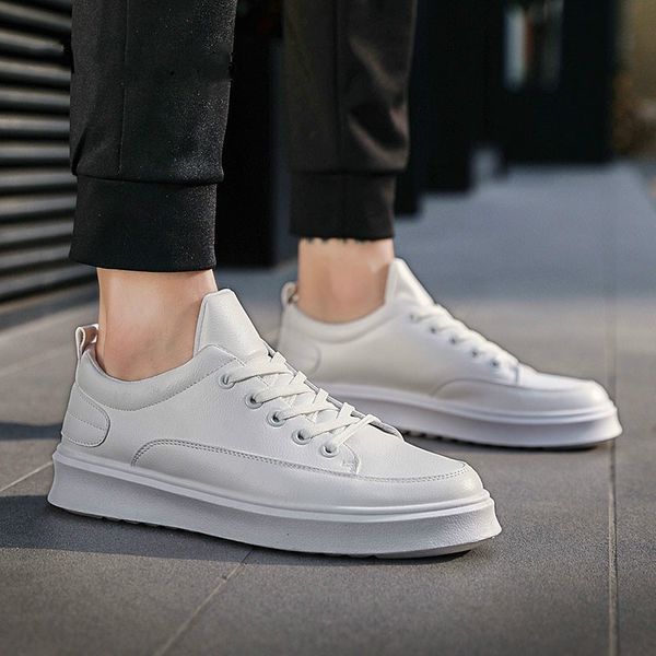 ual shoes fashion good-looking trend small white shoes wild simple couple shoes comfortable and wearable, Black
ual shoes fashion good-looking trend small white shoes wild simple couple shoes comfortable and wearable, Black