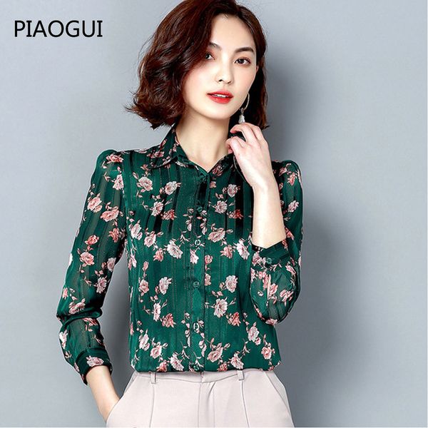 2019 spring women chiffon blouse 2019 office lady spring long sleeved floral print european style shirts elegant blouses female, White
2019 spring women chiffon blouse 2019 office lady spring long sleeved floral print european style shirts elegant blouses female, White