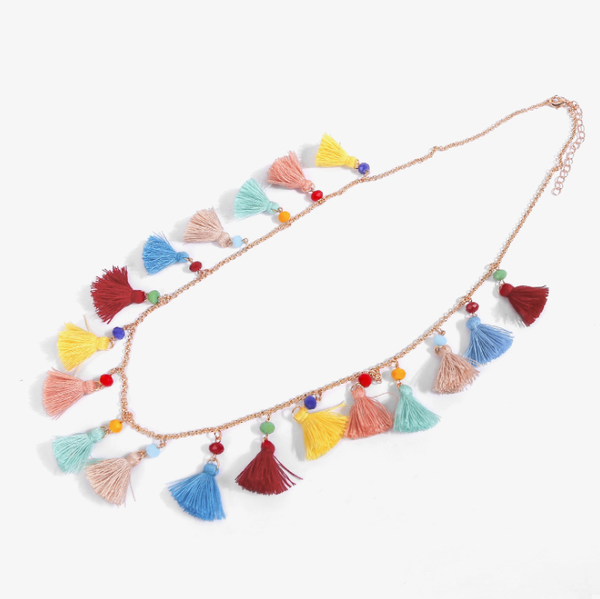 2020 new spring and summer tassel necklace european and american retro new foreign trade jewelry bohemian accessories necklace, Silver
2020 new spring and summer tassel necklace european and american retro new foreign trade jewelry bohemian accessories necklace, Silver
