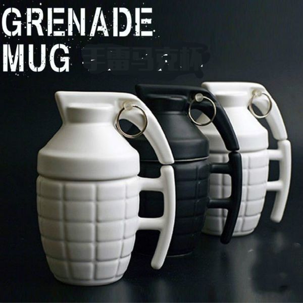 creative novelty mug funny grenade designed ceramic water coffee mug cup with a lid boyfriend gift h 14.5cm 280ml
creative novelty mug funny grenade designed ceramic water coffee mug cup with a lid boyfriend gift h 14.5cm 280ml
