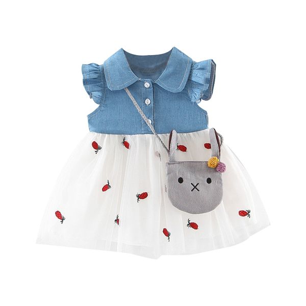 kids baby girls princess dress girls fancy denim dress bag/hat summer infant lovely party birthday baptism mesh, Red;yellow
kids baby girls princess dress girls fancy denim dress bag/hat summer infant lovely party birthday baptism mesh, Red;yellow