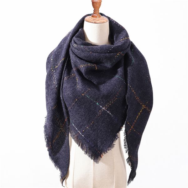 2019 new winter women scarf fashion plaid cashmere neck scarves shawls lady foulard femme bandana triangle bandage, Blue;gray
2019 new winter women scarf fashion plaid cashmere neck scarves shawls lady foulard femme bandana triangle bandage, Blue;gray