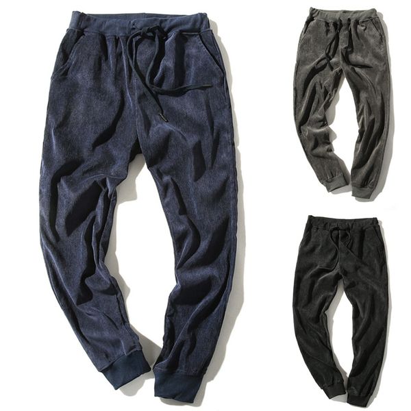 pantalones hombre pants men's fashion brief style corduroy solid color casual straps trousers pants pantalon deportivo hombre, Black
pantalones hombre pants men's fashion brief style corduroy solid color casual straps trousers pants pantalon deportivo hombre, Black