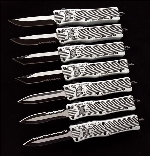 Free DHL CobraTec CTK-1 7 inches D/A Automatic Knives 440C steel EDC tactical Pocket knife Camping hunting knife power tools with sheath
Free DHL CobraTec CTK-1 7 inches D/A Automatic Knives 440C steel EDC tactical Pocket knife Camping hunting knife power tools with sheath