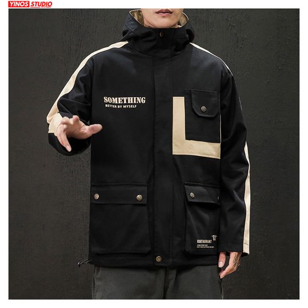 dropshipping autumn solid vintage patchwork jacket male streetwear causal cargo multi-pocket outwear slim fit coats, Black;brown
dropshipping autumn solid vintage patchwork jacket male streetwear causal cargo multi-pocket outwear slim fit coats, Black;brown