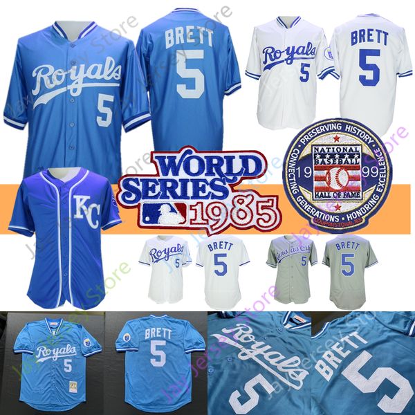 george brett jersey 1985 ws patch 1999 baseball hall of fame kansas city coopers-town home away baby blue white, Blue;black
george brett jersey 1985 ws patch 1999 baseball hall of fame kansas city coopers-town home away baby blue white, Blue;black