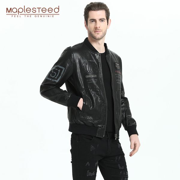 men leather jacket black tanned sheepskin printed head genuine leather jacket thin men coat autumn m199
men leather jacket black tanned sheepskin printed head genuine leather jacket thin men coat autumn m199