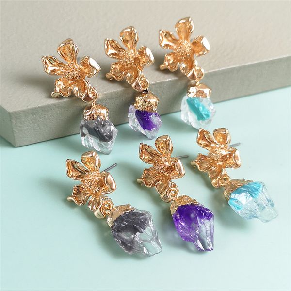 juran gray/blue/purple stone dangle earrings for womens fashion jewelry gold metal punk vintage statement earrings wholesale, Silver
juran gray/blue/purple stone dangle earrings for womens fashion jewelry gold metal punk vintage statement earrings wholesale, Silver