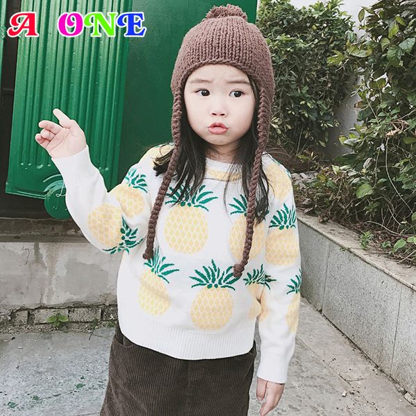 autumn spring winter cartoon pineapples jacquard dobby baby girls knitwear kids sweater children clothes 1 to 7 yrs, Blue
autumn spring winter cartoon pineapples jacquard dobby baby girls knitwear kids sweater children clothes 1 to 7 yrs, Blue