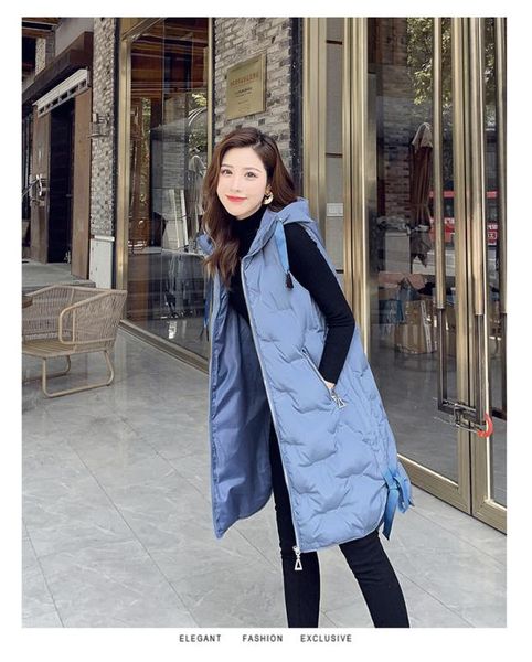 wholesale women's long section loose warm hooded letters embroidered cotton vest sleeveless vest jacket size s-xl, Black;white
wholesale women's long section loose warm hooded letters embroidered cotton vest sleeveless vest jacket size s-xl, Black;white