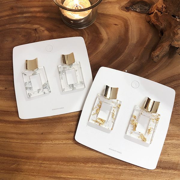 gold foil luxury rectangle hollow golden geometric transparent elegant drop earrings for women party holiday girl, Silver
gold foil luxury rectangle hollow golden geometric transparent elegant drop earrings for women party holiday girl, Silver