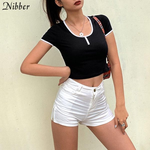 nibber summer harajuku black white knit short sleeve crop women trendy street casual office ladies tee shirts
nibber summer harajuku black white knit short sleeve crop women trendy street casual office ladies tee shirts