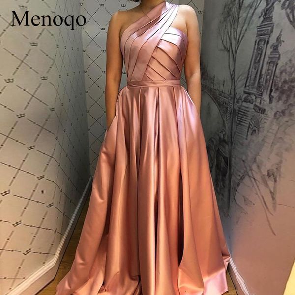 menoqo one shoulder a line prom dresses pleats with pockets floor length women 2019 formal evening party gowns p14jy25, White;black
menoqo one shoulder a line prom dresses pleats with pockets floor length women 2019 formal evening party gowns p14jy25, White;black