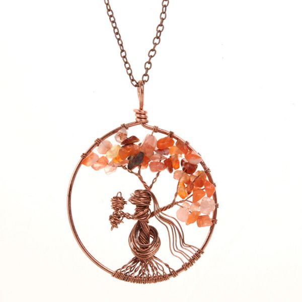 wholesale 5 pcs copper plated wire wrap tree of life pendant link chain necklace many colors quartz stone plant jewelry, Silver
wholesale 5 pcs copper plated wire wrap tree of life pendant link chain necklace many colors quartz stone plant jewelry, Silver
