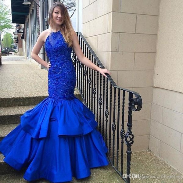 beads royal blue mermaid prom dresses 2017 beaded lace party dresses robe de soiree longue maxi dress graduation dress 8th grade halter, Black
beads royal blue mermaid prom dresses 2017 beaded lace party dresses robe de soiree longue maxi dress graduation dress 8th grade halter, Black