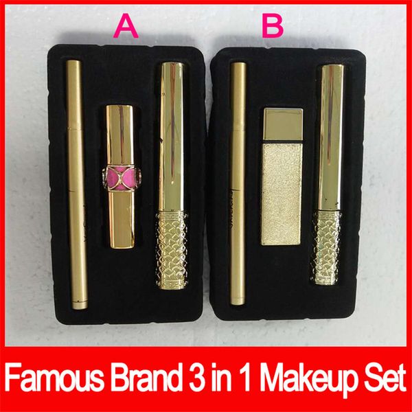 popular lip eyes makeup brand makeup sets kollection matte lipstick eye mascara lipstick cosmetic kit with box 2 types
popular lip eyes makeup brand makeup sets kollection matte lipstick eye mascara lipstick cosmetic kit with box 2 types