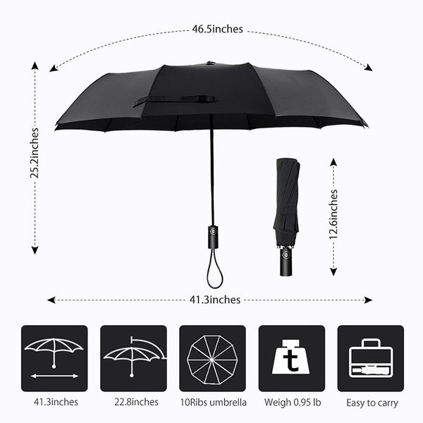 путешествия зонт, 10 ребра finest ветрозащитный umbrella с тефлоновым покрытием, auto open close и модернизированные ручки comfort - дар lea
путешествия зонт, 10 ребра finest ветрозащитный umbrella с тефлоновым покрытием, auto open close и модернизированные ручки comfort - дар lea
