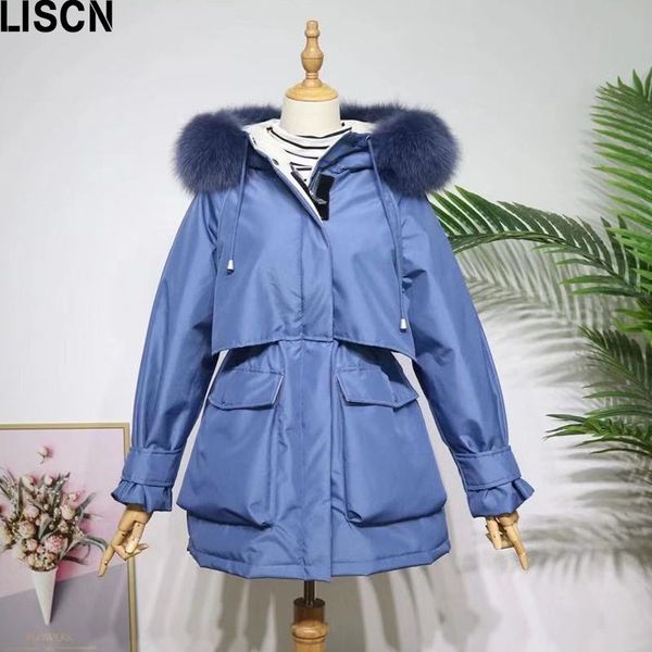 2019 women winter coats jackets loose thick warm female down jacket fashion with fur collar hooded down overcoat, Black
2019 women winter coats jackets loose thick warm female down jacket fashion with fur collar hooded down overcoat, Black