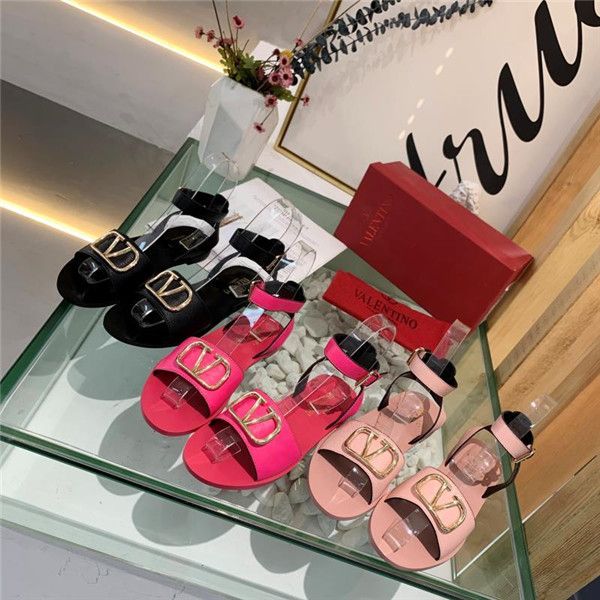 2020 r classic women casual shoes summer sandals luxury flat heel 3 colors sheepskin lining, Black
2020 r classic women casual shoes summer sandals luxury flat heel 3 colors sheepskin lining, Black