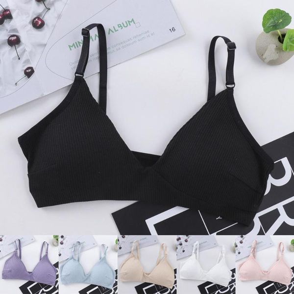 new fashion 2020 women bra lingerie ribbon chest pad no steel rim bras underwear solid color wire seamless bra 0**, Red;black
new fashion 2020 women bra lingerie ribbon chest pad no steel rim bras underwear solid color wire seamless bra 0**, Red;black