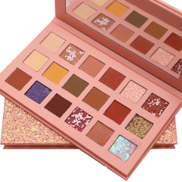long-lasting 18colors matte pearl rose eyeshadow plate waterproof eye-shadow kit
long-lasting 18colors matte pearl rose eyeshadow plate waterproof eye-shadow kit