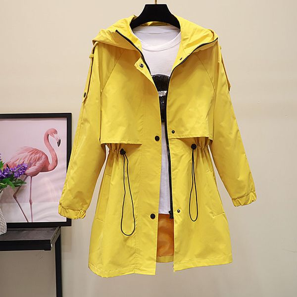 women's hooded jackets 2020 new spring autumn windbreaker women jackets coats zipper long famale student outerwear r94, Tan;black
women's hooded jackets 2020 new spring autumn windbreaker women jackets coats zipper long famale student outerwear r94, Tan;black