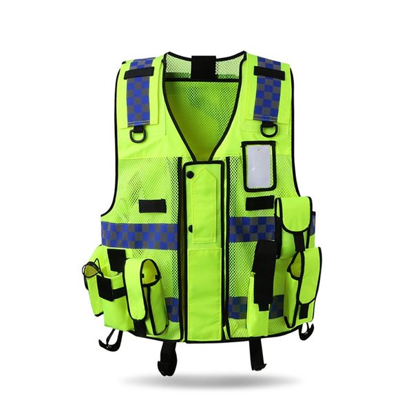 safety high visibility vest reflective driving jacket night security waistcoat with pockets for work running reflective vest, Black;blue
safety high visibility vest reflective driving jacket night security waistcoat with pockets for work running reflective vest, Black;blue