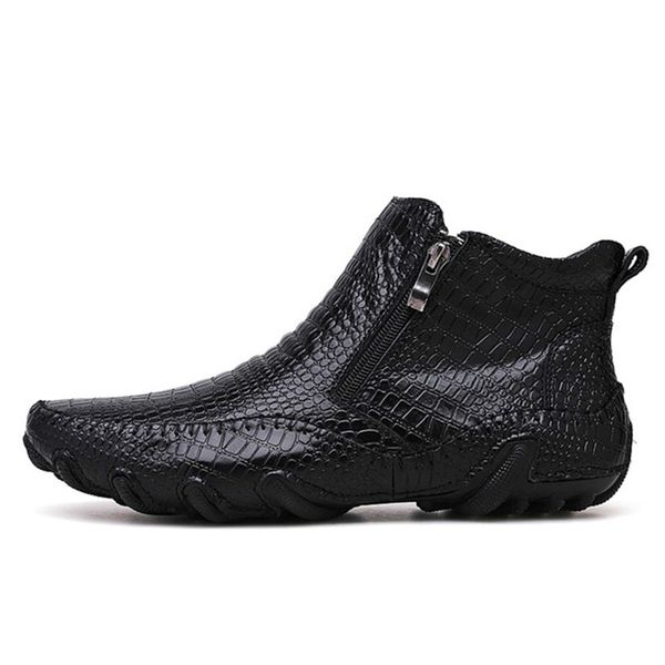Fashion Quality Leather Men Boots Winter warm casual shoes Men Footwear Zipper Male Ankle Black boots botas hombre Rubber
Fashion Quality Leather Men Boots Winter warm casual shoes Men Footwear Zipper Male Ankle Black boots botas hombre Rubber