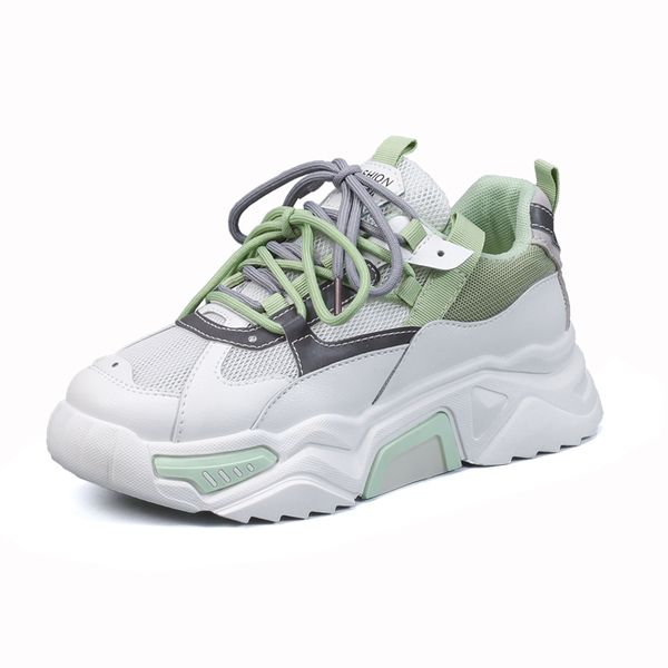women's chunky sneakers 2020 fashion women platform shoes lace up breathable air vulcanize shoes women female trainers dad
women's chunky sneakers 2020 fashion women platform shoes lace up breathable air vulcanize shoes women female trainers dad
