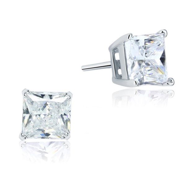 exquisite women earrings stud jewelry 925 sterling silver stud earrings 1 ct princess cut created diamond, Golden;silver
exquisite women earrings stud jewelry 925 sterling silver stud earrings 1 ct princess cut created diamond, Golden;silver