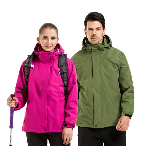 men women winter inner fleece waterproof jacket 3 in 1 male female outdoor sport warm coat hiking skiing trekking cycling jacket, Blue;black
men women winter inner fleece waterproof jacket 3 in 1 male female outdoor sport warm coat hiking skiing trekking cycling jacket, Blue;black