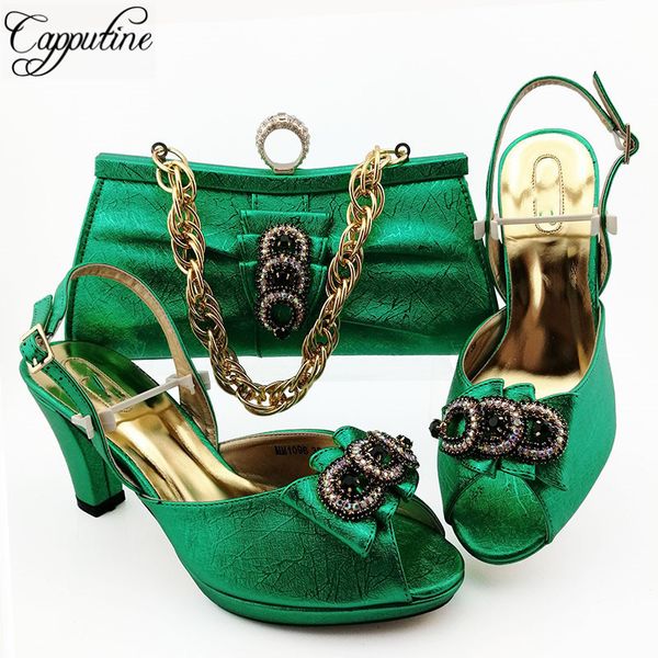 dress shoes graceful party african high heel sandal set with handbag mm1096 in green, height 8.5cm, Black
dress shoes graceful party african high heel sandal set with handbag mm1096 in green, height 8.5cm, Black