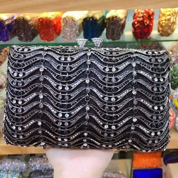 2020 hollow out white rhinestone women clutch black bag ladies evening party handbags xiyuan fashion female daily purse
2020 hollow out white rhinestone women clutch black bag ladies evening party handbags xiyuan fashion female daily purse