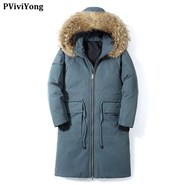 pviviyong 2019 korea winter 90% white duck down jacket hooded fur collar long thicked coat men plus-size m-3xl 926, Black
pviviyong 2019 korea winter 90% white duck down jacket hooded fur collar long thicked coat men plus-size m-3xl 926, Black