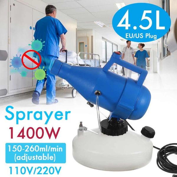 110v / 220v 4.5l 1400w электрический опрыскиватель ulv fogger москито киллер дезинфекция машина убийца форсунка fight
110v / 220v 4.5l 1400w электрический опрыскиватель ulv fogger москито киллер дезинфекция машина убийца форсунка fight