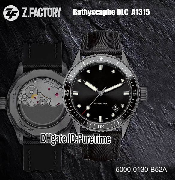 new zf fifty fathoms bathyscaphe black ceramic a1315 automatic mens watch black dial on black sail-canvas strap edition 43mm puretime ., Slivery;brown
new zf fifty fathoms bathyscaphe black ceramic a1315 automatic mens watch black dial on black sail-canvas strap edition 43mm puretime ., Slivery;brown