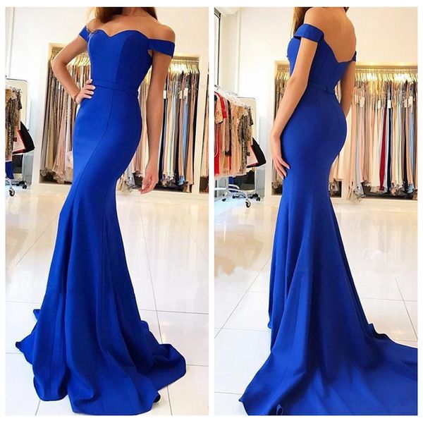 2019 off shoulder slim mermaid prom dresses sweep train vestidos de festa custom plus size zipper back evening party gowns bridesmaids dress, Black
2019 off shoulder slim mermaid prom dresses sweep train vestidos de festa custom plus size zipper back evening party gowns bridesmaids dress, Black