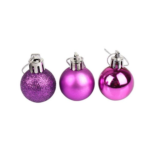 

3cm 24pcs/lot bauble hanging xmas party ornament christmas tree decor ball decorations for home christmas decorations